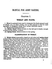 Front cover of Manual for army bakers by United States. Subsistence Dept.