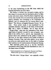 Cover of Kynge Johan by Bale, John