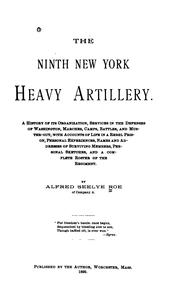 Cover of The Ninth New York heavy artillery by Alfred S. Roe