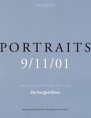 Front cover of Portraits: 9/11/01 by New York Times
