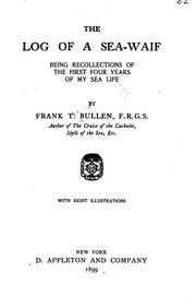 Front cover of The log of a sea-waif by Frank Thomas Bullen