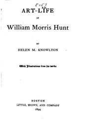Front cover of Art-life of William Morris Hunt by Knowlton, Helen Mary