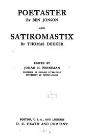 Cover of Poetaster by Ben Jonson