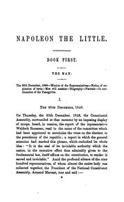 Cover of Napoléon le Petit by Victor Hugo