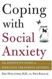 Cover of Coping with social anxiety by Eric Hollander
