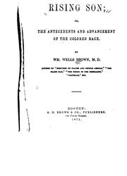 Cover of The rising son by William Wells Brown