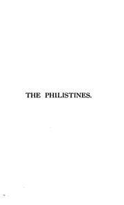 Cover of The Philistines by Arlo Bates