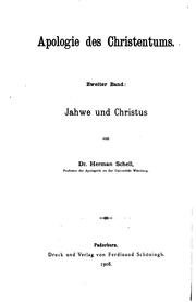 Cover of Apologie des Christentums by Herman Schell
