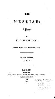 Cover of Messiah by Joseph Cottle