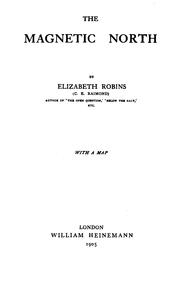 Front cover of The Magnetic North by Elizabeth Robins