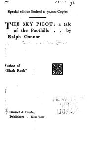 Cover of The sky pilot by Ralph Connor