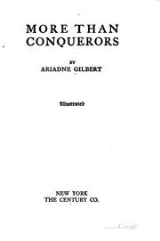 Cover of More than conquerors by Ariadne Gilbert