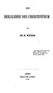 Cover of Philosophische Dogmatik, oder, Philosophie des Christenthums by Christian Hermann Weisse