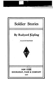 Cover of Soldier stories by Rudyard Kipling
