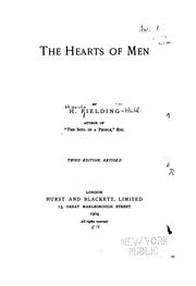 Front cover of The hearts of men by H. Fielding