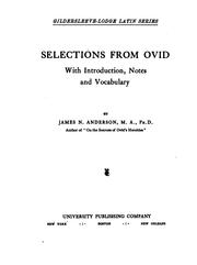 Cover of Selections from Ovid by Ovid