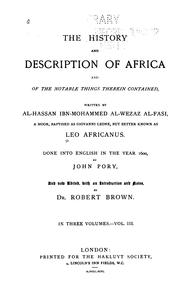 Front cover of Cosmographia et geographia de Affrica by Leo Africanus