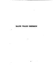 Front cover of Ralph Waldo Emerson by Firkins, Oscar W.