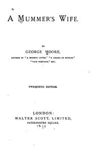 Front cover of A mummer's wife by George Moore