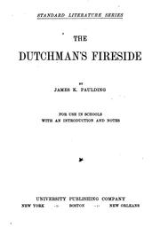 Front cover of The Dutchman's fireside by Paulding, James Kirke
