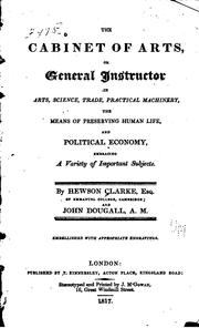 Front cover of The cabinet of arts by Hewson Clarke