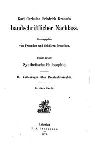 Front cover of Das system der rechtphilosophie by Karl Christian Friedrich Krause