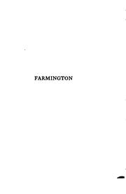 Cover of Farmington by Clarence Darrow