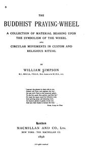 Cover of The Buddhist praying-wheel by Simpson, William