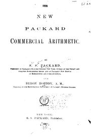 Cover of The new Packard commercial arithmetic by S. S. Packard