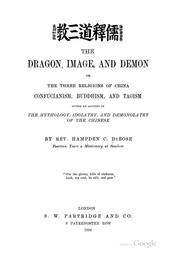 Cover of The dragon, image, and demon by Hampden C. Dubose