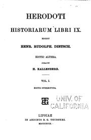 Cover of Herodoti Historiarum libri IX by Herodotus
