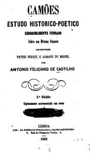 Front cover of Camões by Antonio Feliciano de Castilho