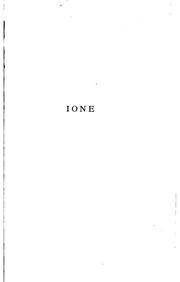 Cover of Ione by Park, James S.