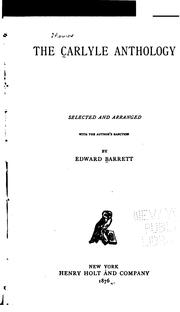 Cover of Carlyle by D. Lammond