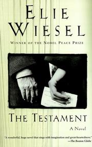 Front cover of Testament d'un poète juif assassiné by Elie Wiesel