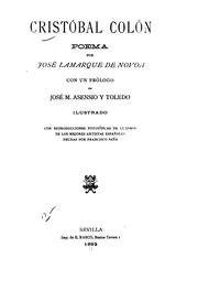 Cover of Cristóbal Colón by José Lamarque de Novoa