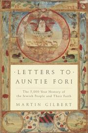Front cover of Letters to Auntie Fori by Martin Gilbert