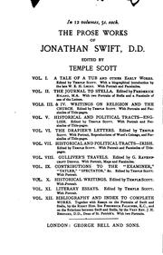 Front cover of Irish tracts 1720-1723 by Jonathan Swift