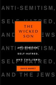 Cover of The wicked son by David Mamet