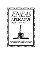 Front cover of Eneas Africanus by Harry Stillwell Edwards