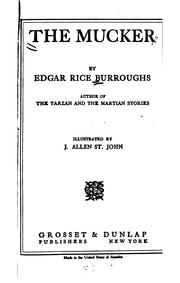Cover of The Mucker by Edgar Rice Burroughs