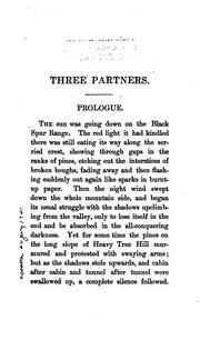 Cover of The Three Partners by Bret Harte