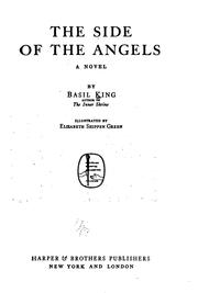 Front cover of The side of the angels by Basil King