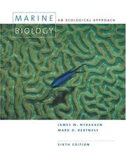 Front cover of Marine biology by James Willard Nybakken