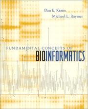Front cover of Fundamental concepts of bioinformatics by Dan E. Krane