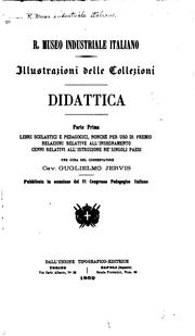 Front cover of Illustrazioni delle collezioni: Didattica by Turin (Italy). R. Museo industriale italiano.