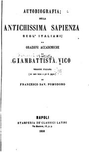 Front cover of Opere di Giambattista Vico by Giambattista Vico