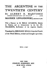 Front cover of The Argentine in the twentieth century by Alberto B. Martinez