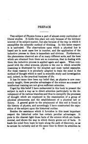 Cover of Principles of physics by Magie, William Francis