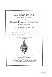 Cover of Gleanings for the curious from the harvest-fields of literature by Charles Carroll Bombaugh